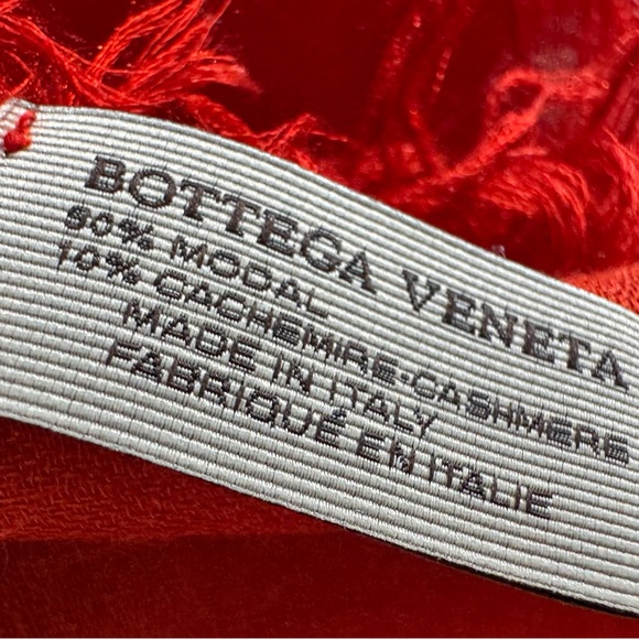 Bottega Veneta Modal Cashmere Ombré‎ Fringed Scarf Made in Italy - Picture 5 of 6